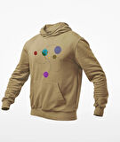 Gezegen baskılı sweatshirt