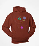 Gezegen baskılı sweatshirt