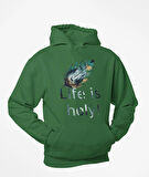Life is holy!(Hayat Kutsaldır)  Geyikli tüy temalı unisex sweatshirts