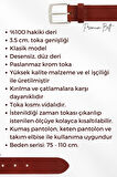 Siyah Çocuk Boy Hakiki Deri Düz Model 3 cm. Tokalı Klasik Kemer 200-G
