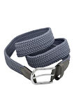Antrasit Füme Elastik Esnek Unisex Örgü Kemer - 8500-17