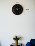 36 Cm Kahverengi Standart Duvar Saati