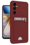 Samsung Galaxy S24 Plus Kelvin Kartvizitli Silikon - Bordo