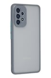 Samsung Galaxy A53 5G Kılıf Montreal Silikon Kapak - Gri