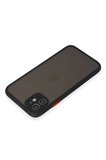 iPhone 11 Kılıf Montreal Silikon Kapak - Siyah