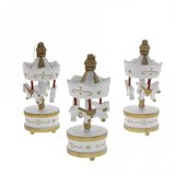 Marsilyan Beyaz Ahşap Mini Atlı Karınca Dekoratif Obje 8x3 cm El Yapımı 6 Adet