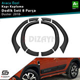 S-Dizayn Dacia Duster 2 Çamurluk Kaplaması Dodik Seti 8 Prç 2018-2023 A+ Kalite