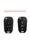 Peugeot 3008 208 308 508 Rifter Silikon Anahtar Kılıfı 2.Resime Bakınız Lütfen