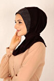 Taşlı Çıtçıtlı Hijab