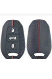 Peugeot 208 308 508 2008 3008 5008 Rifter Anahtar Koruma Kılıf Sustasız Anahtarsız Çaliştırma
