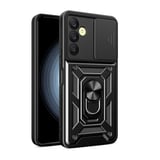 Teleplus Samsung Galaxy A25 Kılıf Magnetik Standlı Kamera Korumalı Slide Sürgülü Cover Kapak