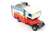 Dekoratif Metal Karavan Tenteli Vintage Biblo Ev Ofis Hediyelik