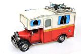 Dekoratif Metal Karavan Tenteli Vintage Biblo Ev Ofis Hediyelik
