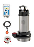 Sumak SDT 20/2 Y Paslanmaz Gövde Kirli Su Dalgıç Pompa 380 Volt 2.2 Hp 23 Mss