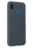 Newface Huawei P20 Lite Kılıf Nano içi Kadife Silikon - Gri