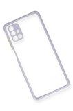 Newface Samsung Galaxy M51 Kılıf Miami Şeffaf Silikon - Lila