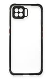 Newface Oppo A73 Kılıf Miami Şeffaf Silikon - Siyah