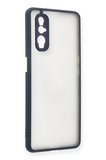 Newface Oppo Find X2 Kılıf Montreal Silikon Kapak - Lacivert