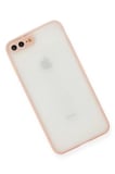Newface Apple iPhone 7 Plus Kılıf Montreal Silikon Kapak - Pembe