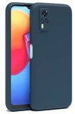Newface Vivo Y53S Kılıf Nano içi Kadife Silikon - Lacivert