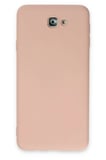 Newface Samsung Galaxy J7 Prime Kılıf Nano içi Kadife Silikon - Pudra