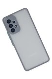 Newface Samsung Galaxy A53 5G Kılıf Montreal Silikon Kapak - Gri