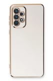 Newface Samsung Galaxy A33 5G Kılıf Volet Silikon - Beyaz