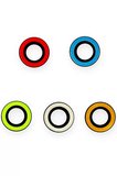 Newface Apple iPhone 12 Pro Max Neon Fosforlu Kamera Lens - Beyaz