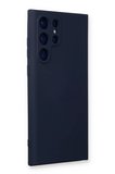 Newface Samsung Galaxy S24 Ultra Kılıf Nano içi Kadife Silikon - Lacivert