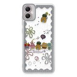 Newface Samsung Galaxy A05 Kılıf Sweet Desenli Silikon Kapak - Açık Mavi