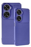 Newface Huawei Nova 12 SE Kılıf Auto Focus Karbon Kapak - Lacivert