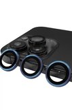 Newface Apple iPhone 15 Pro Raze Metal Kamera Lens - Lacivert