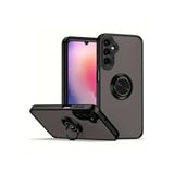 Newface Samsung Galaxy A36 Kılıf Montreal Yüzüklü Silikon Kapak - Siyah