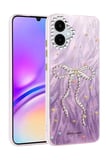 Newface Samsung Galaxy A06 Kılıf Blade Aynalı Desenli Kapak - Desen 1