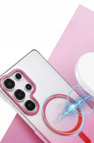 Newface Samsung Galaxy S24 Ultra Glossy Magsafe Kapak - Siyah