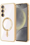 Newface Samsung Galaxy A15 4G Kross Magneticsafe Kapak - Gold