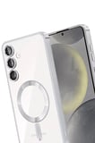 Newface Samsung Galaxy A55 5G Kross Magneticsafe Kapak - Gümüş
