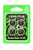 Newface Xiaomi Redmi Note 15 4G Raze Metal Kamera Lens - Gümüş