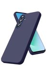 Newface Samsung Galaxy S26 Nano içi Kadife Silikon - Lacivert