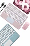 Profesyonel Wifi Q Klavye Bluetooth Klavye Touchpad 10.8 Inç Yeni Nesil