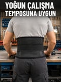 Bel Destek Korsesi Çift Sıkma Bantlı Ayarlanabilir Elastik Bel Kemeri