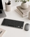 Kablosuz Bluetooth Klavye Mouse Seti Şarjlı Tablet Laptop Uyumlu