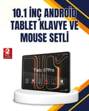 Klavye Kalem Mouse Dahil Android Tablet Uzun Pil Ömürlü