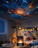 LED Yıldız Projeksiyon Lambası Romantik Oda Atmosfer Işığı