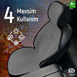 S-Dizayn Oto Koltuk Koruyucu Kılıf Set Füme Universal 2+3 Parça Ön Arka