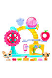 SEÇTİM ALDIM LİTTLEST PET SHOP MİNİŞLER 519 EĞLENCE FABRİKASI OYUN SETİ 2 Lİ MİNİŞ