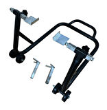 Motosiklet Kaldırma Sehbası Çift Aparatlı Üniversal Siyah (paddock Stand)