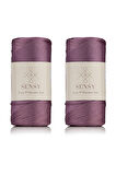 SENSY Premium 400 Gr Polyester Makrome İpi 2 mm 2li Set Ekru makrame ip supla çanta ipi No:4