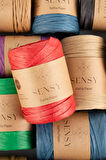 SENSY Premium 400 Metre Rafya İp Çanta İpi Raffia İp Kağıt İp Supla İpi 250 Gram Siyah