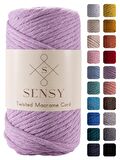 SENSY Premium Taranan Makrome Makrame Taranabilir Pamuk Makrome İpi